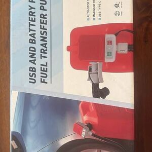 FN901A-USB Fuel Transfer Pump 3.2GPM Electric Fuel Transfer Pump Automatic Stop